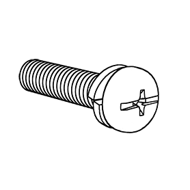 GB9074.7十一字十一字小盤(pán)頭機(jī)螺釘彈墊組合