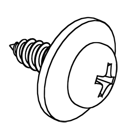 GB9074.19十字槽盤(pán)頭自攻釘大平墊組合
